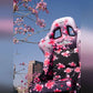 NRG Frp Bucket Seat Prisma- Japanese Cherry Blossom ed In Vegan Material Pink Pearlized Back Plus Phone Pockets Medium