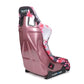 NRG Frp Bucket Seat Prisma- Japanese Cherry Blossom ed In Vegan Material Pink Pearlized Back Plus Phone Pockets Large