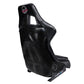 NRG Frp Bucket Seat Prisma ed Pearlized Back All Black Pvc Vegan Material Large