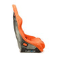 NRG Frp Bucket Seat Ultra ed Grey Peralized Back Orange Vegan Micro Fiber Material Phone Pockets And Special Ultra Embroidery Large