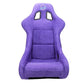 NRG Frp Bucket Seat Prisma ed Pearlized Back All Purple Alcantara Vegan Large