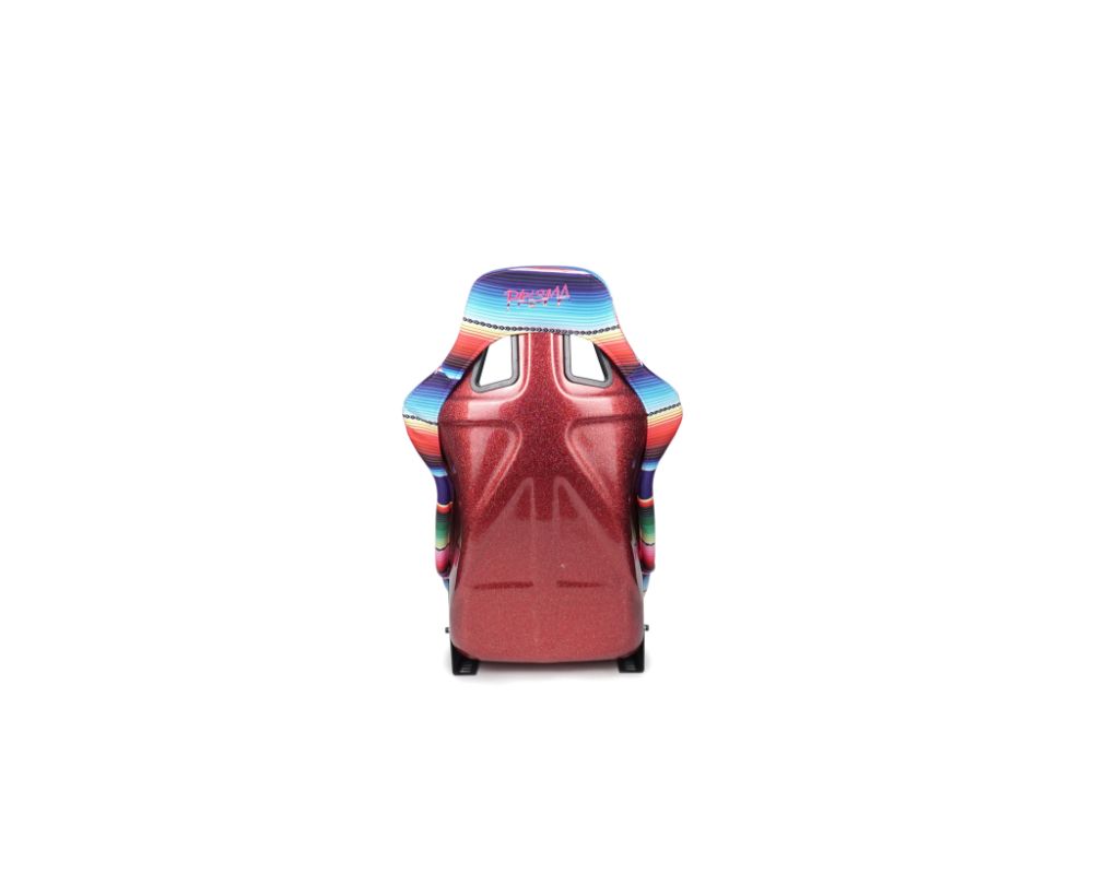 NRG Frp Bucket Seat Prisma- Serepi ed Red Pearlized Back In Vegan Material Medium