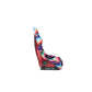 NRG Frp Bucket Seat Prisma- Serepi ed Red Pearlized Back In Vegan Material Medium