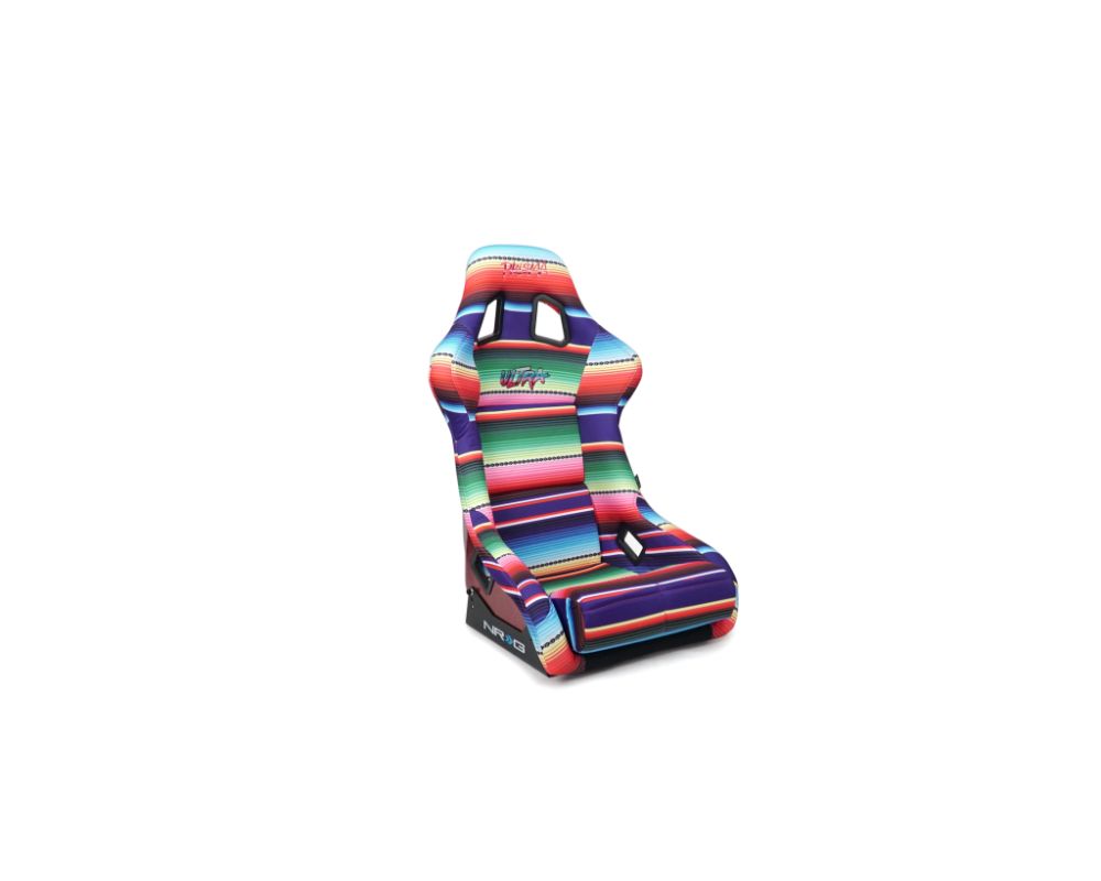 NRG Frp Bucket Seat Prisma- Serepi ed Red Pearlized Back In Vegan Material Medium