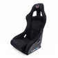 NRG Frp Bucket Seat Prisma ed Pearlized Back All Black Alcantara Vegan Material Medium