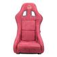 NRG Frp Bucket Seat Prisma ed Pearlized Back All Maroon Alcantara Vegan Material Phone Pockets Medium
