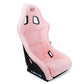 NRG Frp Bucket Seat Prisma ed Pearlized Back All Pink Alcantara Vegan Material Medium
