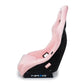 NRG Frp Bucket Seat Prisma ed Pearlized Back All Pink Alcantara Vegan Material Medium