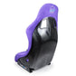 NRG Frp Bucket Seat Prisma ed Pearlized Back All Purple Alcantara Vegan Material Medium
