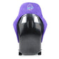 NRG Frp Bucket Seat Prisma ed Pearlized Back All Purple Alcantara Vegan Material Medium