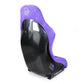 NRG Frp Bucket Seat Prisma ed Pearlized Back All Purple Alcantara Vegan Material Medium