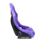 NRG Frp Bucket Seat Prisma ed Pearlized Back All Purple Alcantara Vegan Material Medium