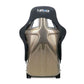 NRG Carbon Fiber Bucket Seat Large Gold