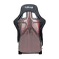 NRG Carbon Fiber Bucket Seat Large Red