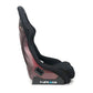 NRG Carbon Fiber Bucket Seat Large Red