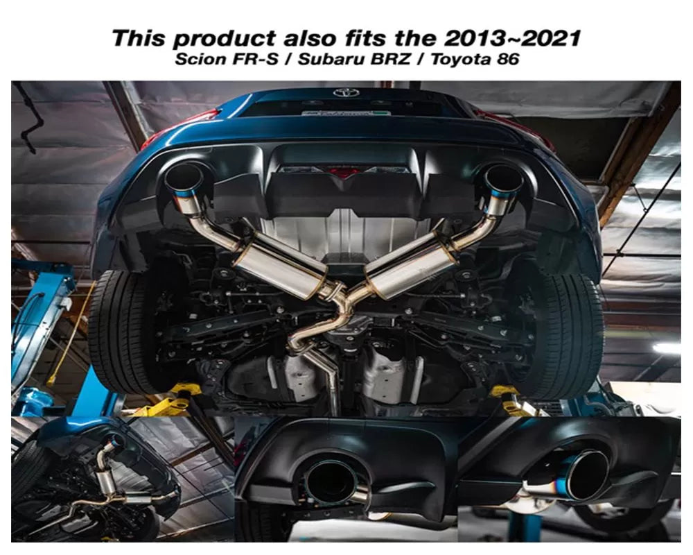 Remark Elite Spec Catback Exhaust System w/ Burnt Stainless Tips Toyota | Subaru | Scion 2013+