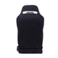 NRG Type-R Cloth Sport Seat Black with Red Stitching