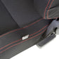 NRG Type-R Cloth Sport Seat Black with Red Stitching