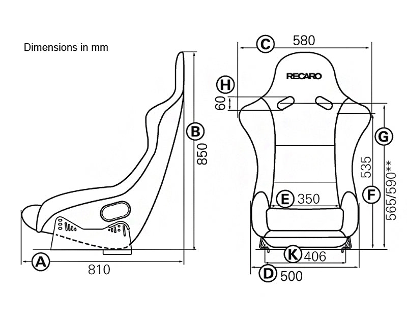 Recaro Pole Position N.G. Racing Seat FRP Suede Red