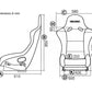 Recaro FRP Pole Position N.G. Racing Seat Velour Black