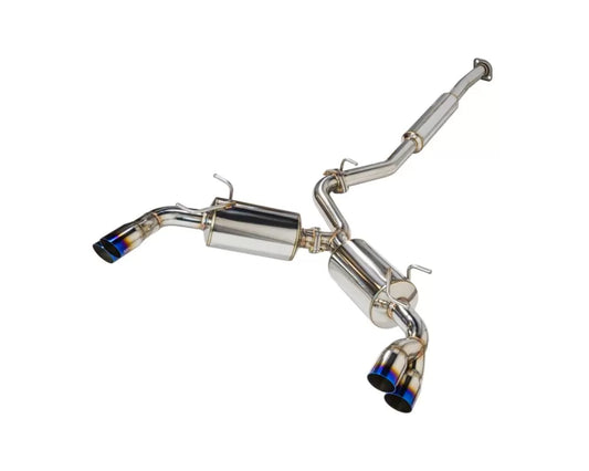 Remark Sports Touring Exhaust Catback Exhaust System w/ 4" Burnt Stainless Tip Toyota | Subaru 2022+