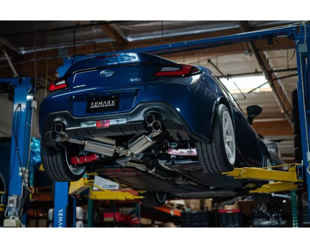 Remark Sports Touring Exhaust Catback Exhaust System w/ 4" Stainless Tip Toyota | Subaru 2022+