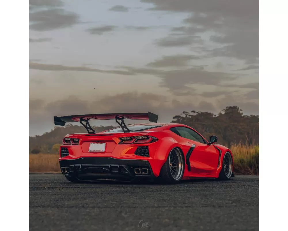 Street Hunter Wide Body Kit w/ FRP Front Lip Chevrolet C8 Corvette Stingray 2020-2024