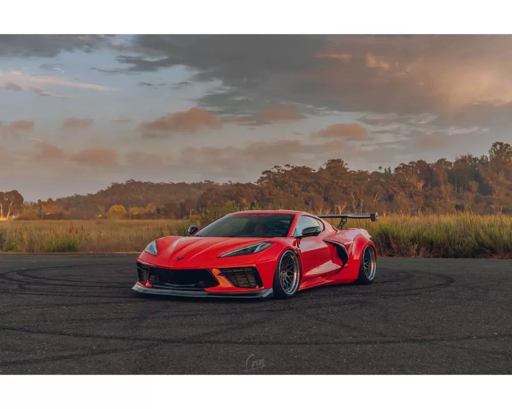 Street Hunter Wide Body Kit w/ FRP Front Lip Chevrolet C8 Corvette Stingray 2020-2024
