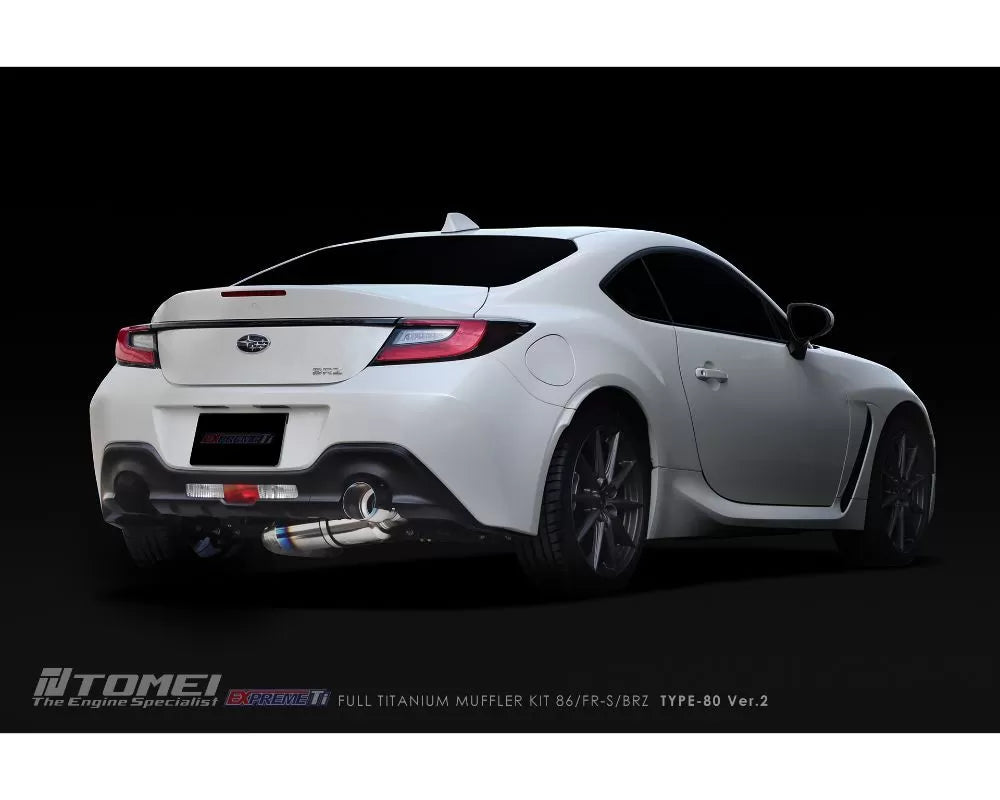 Tomei Full Exprem Ti Type-80 Ver.2 Titanium Muffler Kit Toyota GT-86 | GR-86 | Scion FR-S | Subaru BRZ 2012+