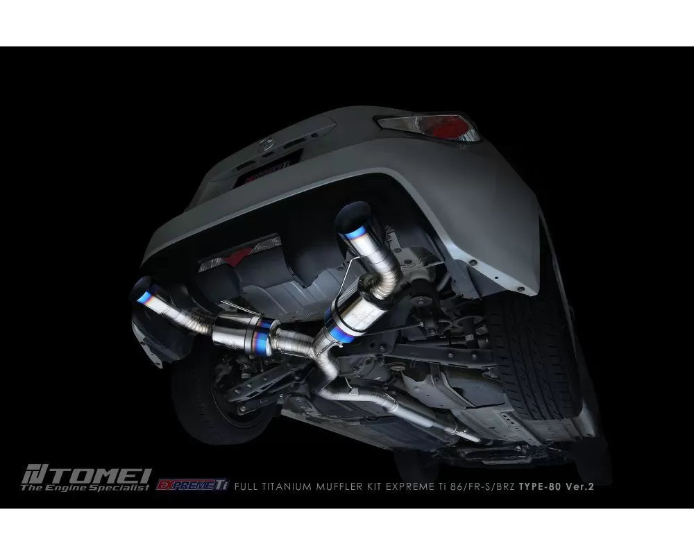 Tomei Exprem Ti Full Type-D Titanium Muffler Kit Toyota GT-86 | Scion FR-S | Subaru BRZ 2012+