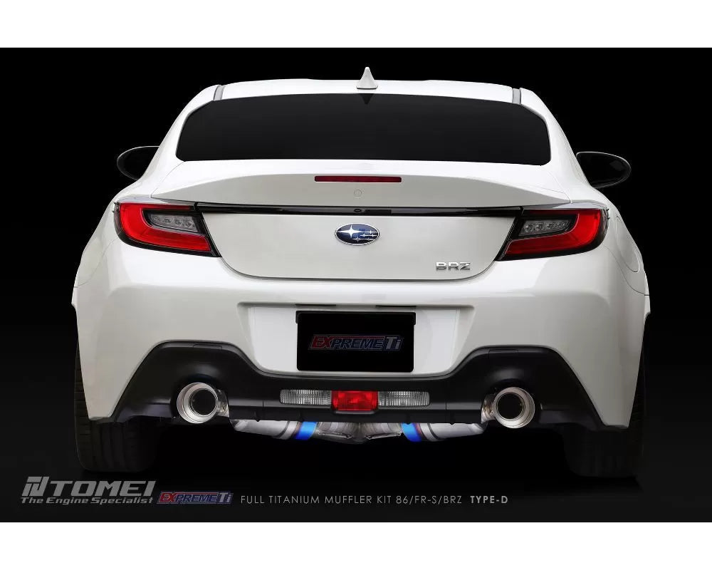 Tomei Exprem Ti Full Type-D Titanium Muffler Kit Toyota GT-86 | Scion FR-S | Subaru BRZ 2012+