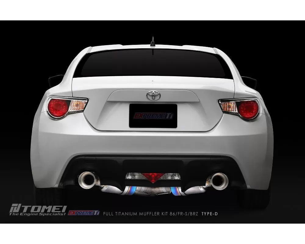Tomei Exprem Ti Full Type-D Titanium Muffler Kit Toyota GT-86 | Scion FR-S | Subaru BRZ 2012+