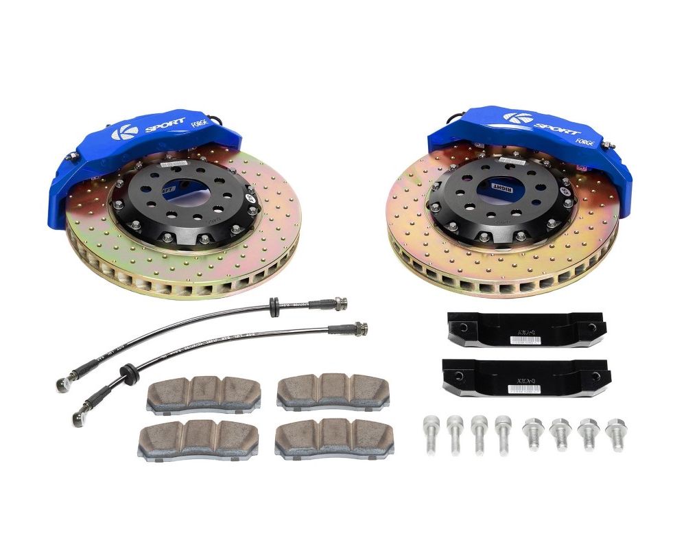 Ksport Dualcomp 4 Piston 356mm Rear Big Brake Kit - Drilled Acura RSX 2002-2006