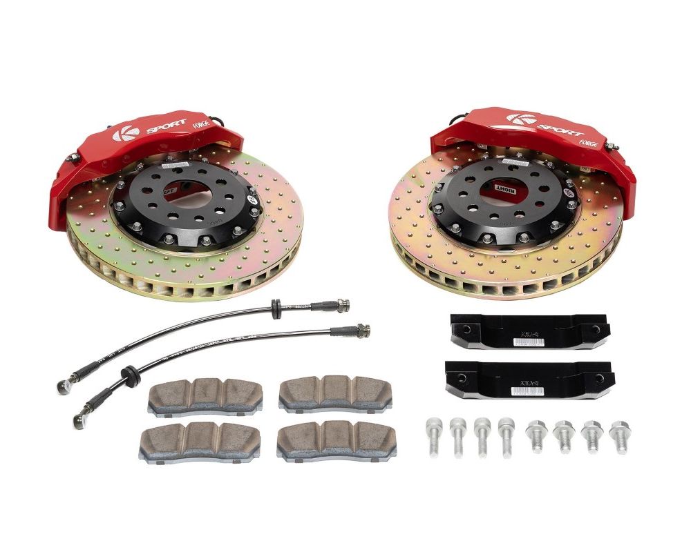 Ksport Supercomp 8 Piston 356mm Front Big Brake Kit - Drilled Acura RSX 2002-2006